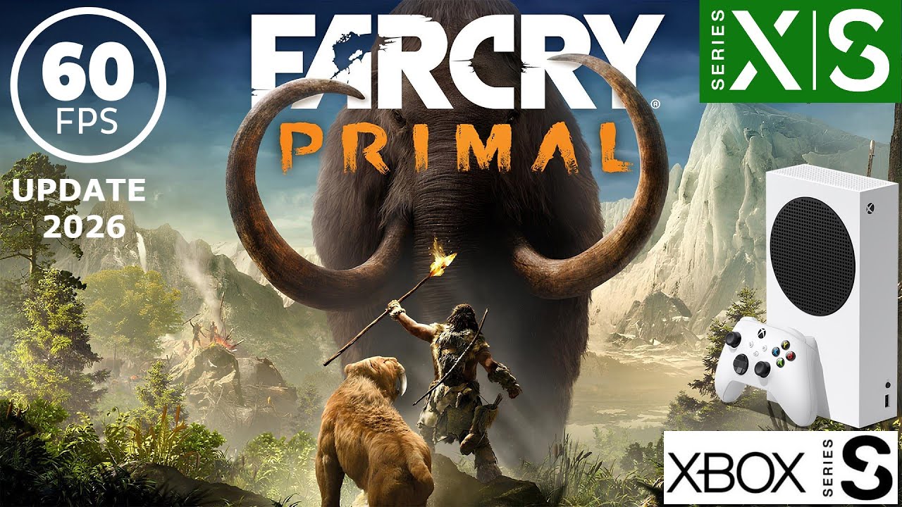 FAR CRY PRIMAL - 60 FPS Update (Game Pass) Teste no Xbox Series S