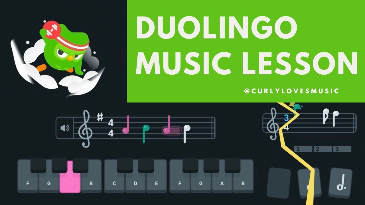 Duolingo Music Lesson - Practice music memory, sight reading, music theory for beginners easy piano