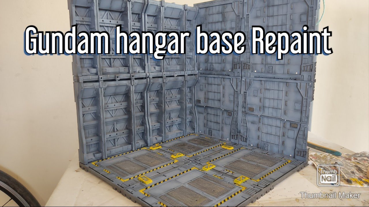 Gundam Hangar Base Repaint
