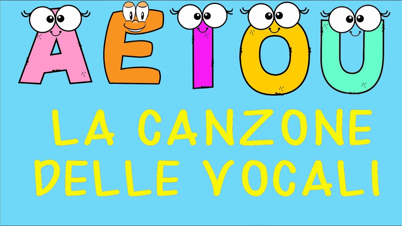 A E I O U- LA CANZONE DELLE VOCALI -speciale scuola-