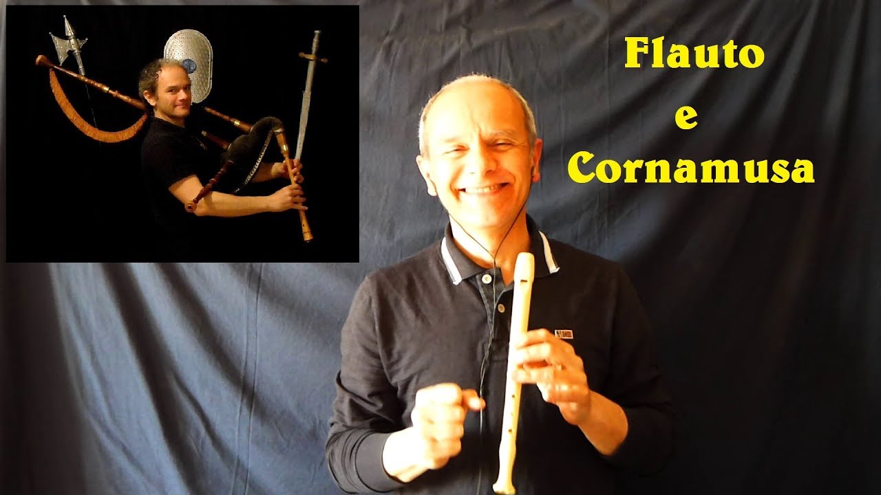 Musica Antica con Flauto e Cornamuse (con BASE e SPARTITO)