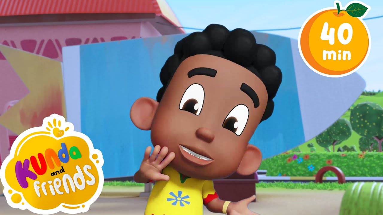 Hello Song, If You're Happy & You Know It + MORE Fun Nursery Rhymes with Kunda & Friends!