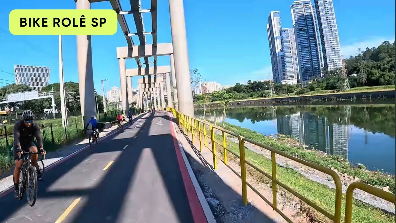 NOVO TRECHO CICLOVIA RIO PINHEIROS - COMPLETA - S&Atilde;O PAULO/SP