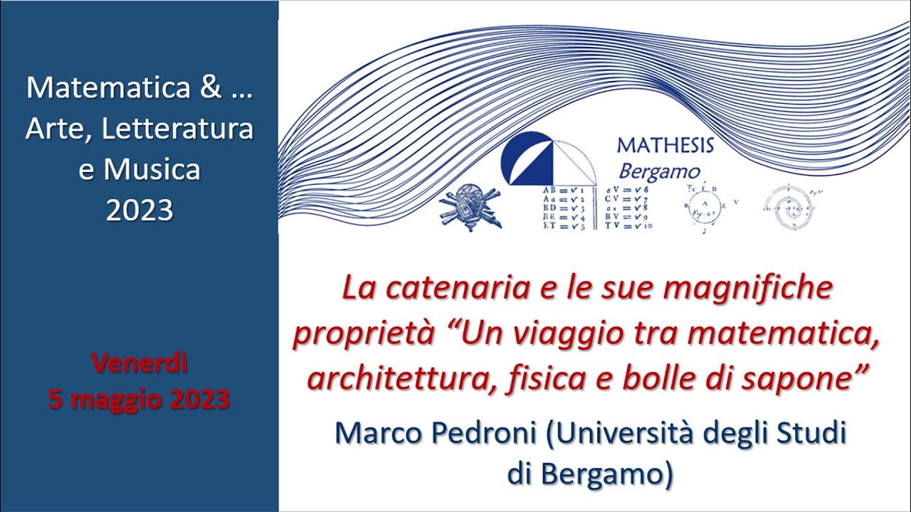 La catenaria e le sue magnifiche propriet&agrave;