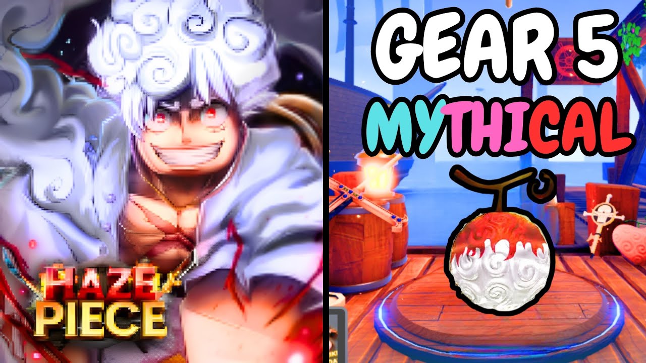 GEAR 5 RUBBER FULL SHOWCASE IN HAZE PIECE...(ROBLOX)