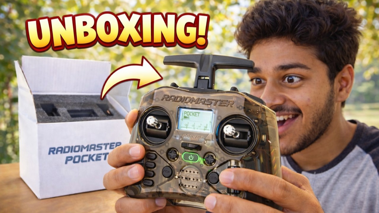 I Finally Got the Radiomaster Pocket for Fpv Drone | Full Unboxing | Budget Transmitter for FPV