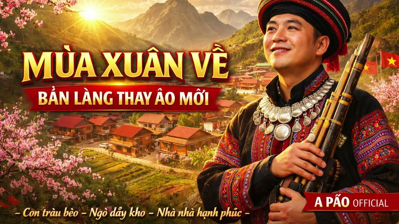 XUÂN VỀ TRÊN NÚI RỪNG, BẢN LÀNG THAY ÁO MỚI Bản Tình Ca Núi Rừng A Páo