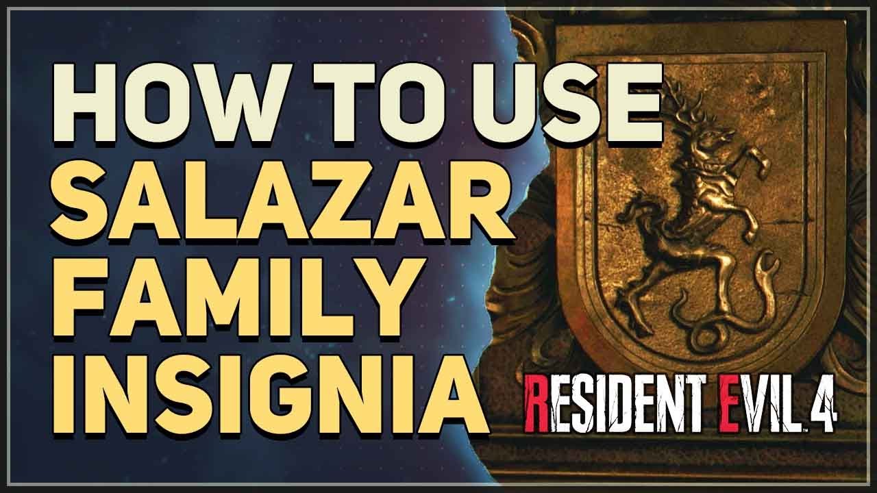 How to use Salazar Family Insignia Resident Evil 4 Remake