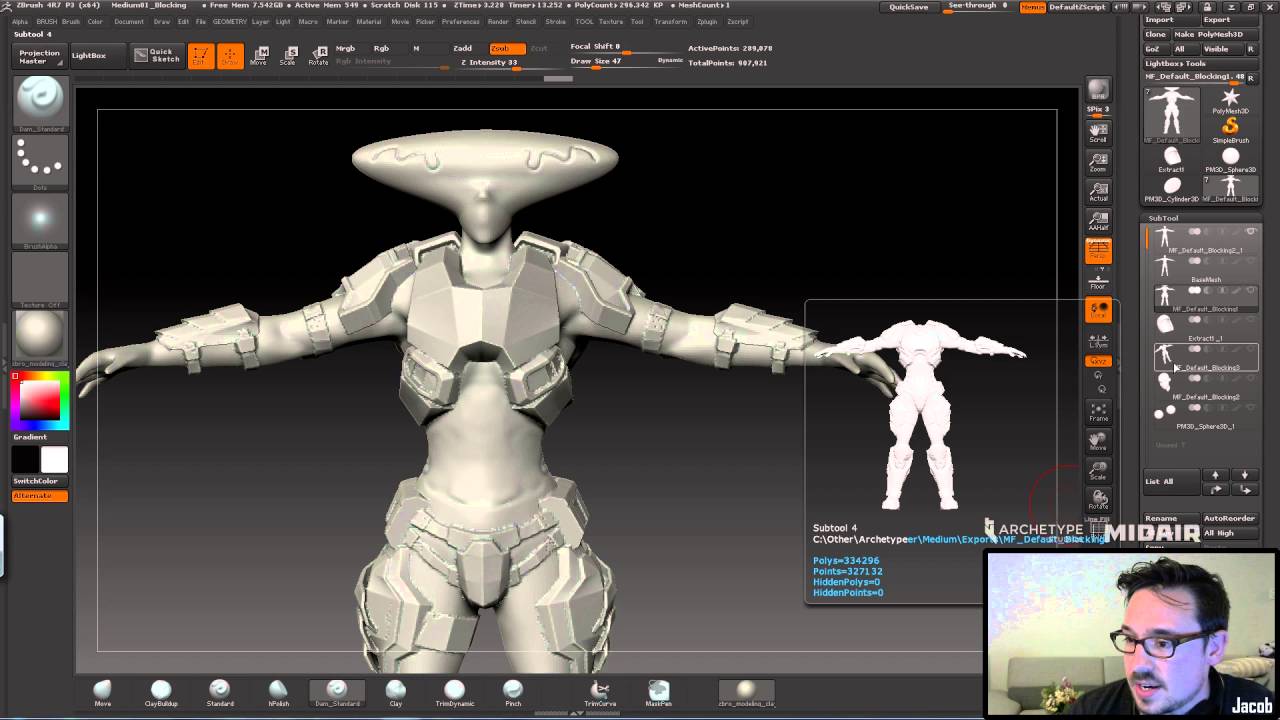 48 Hours of Midair - 3D Character Modeling w/ Jacob