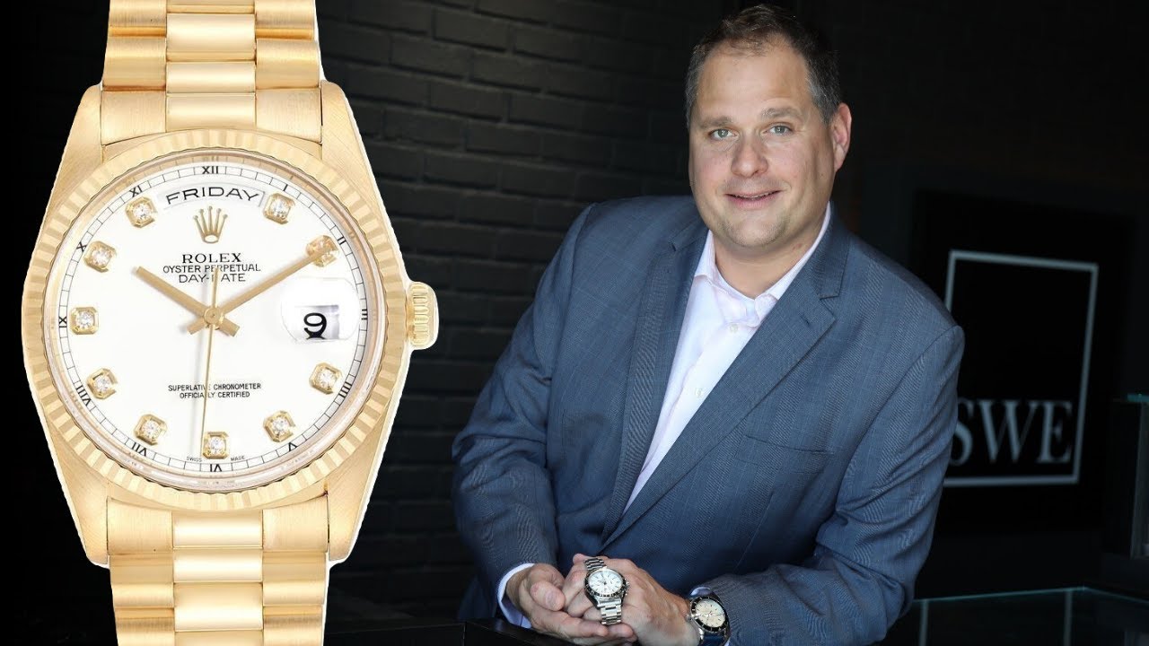 How to Set Day & Date on Single Quickset Rolex Day Date President | SwissWatchExpo [Watch How-To]