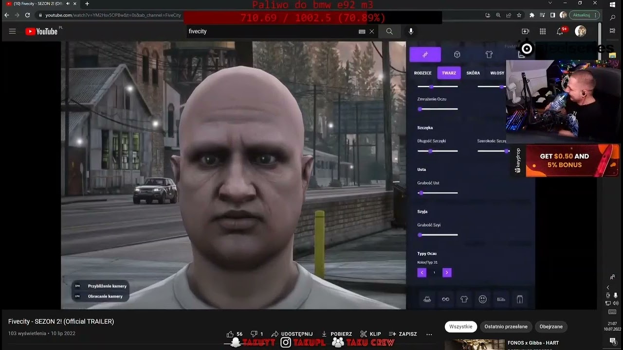Taku reakcja na trailer 5city 2.0