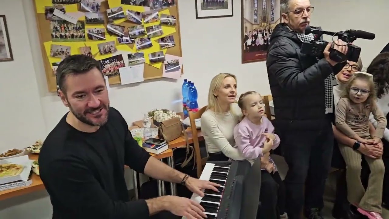Marek Ztracený - Dolní Němčí , koncert se scholou Nekonečno