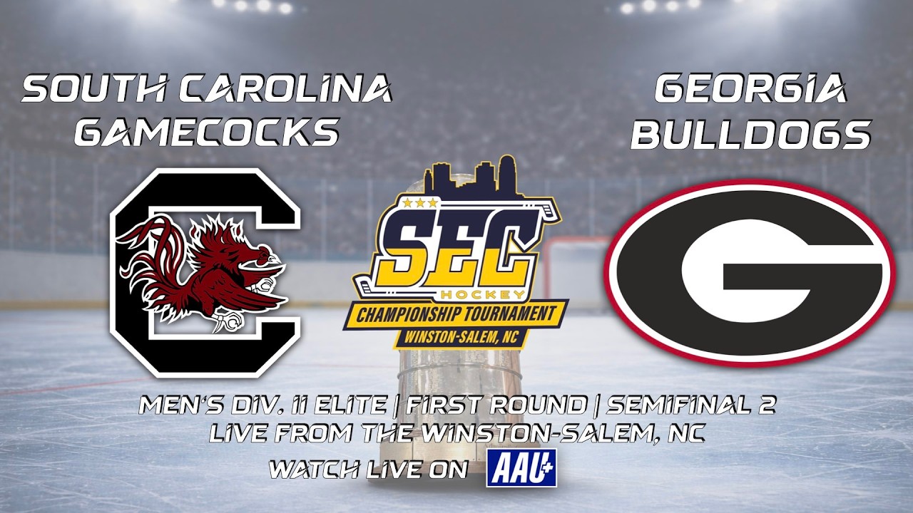 SOUTH CAROLINA GAMECOCKS VS. GEORGIA BULLDOGS | SEC HOCKEY MEN'S DIV. II ELITE - SEMIFINAL 2