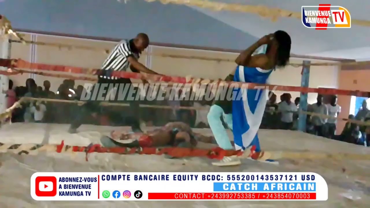 COMBAT DE CATCH CONGOLAIS AVEC PRINCESSE BONGONGA VS BOMBARD CE MERCREDI 28/01/2026