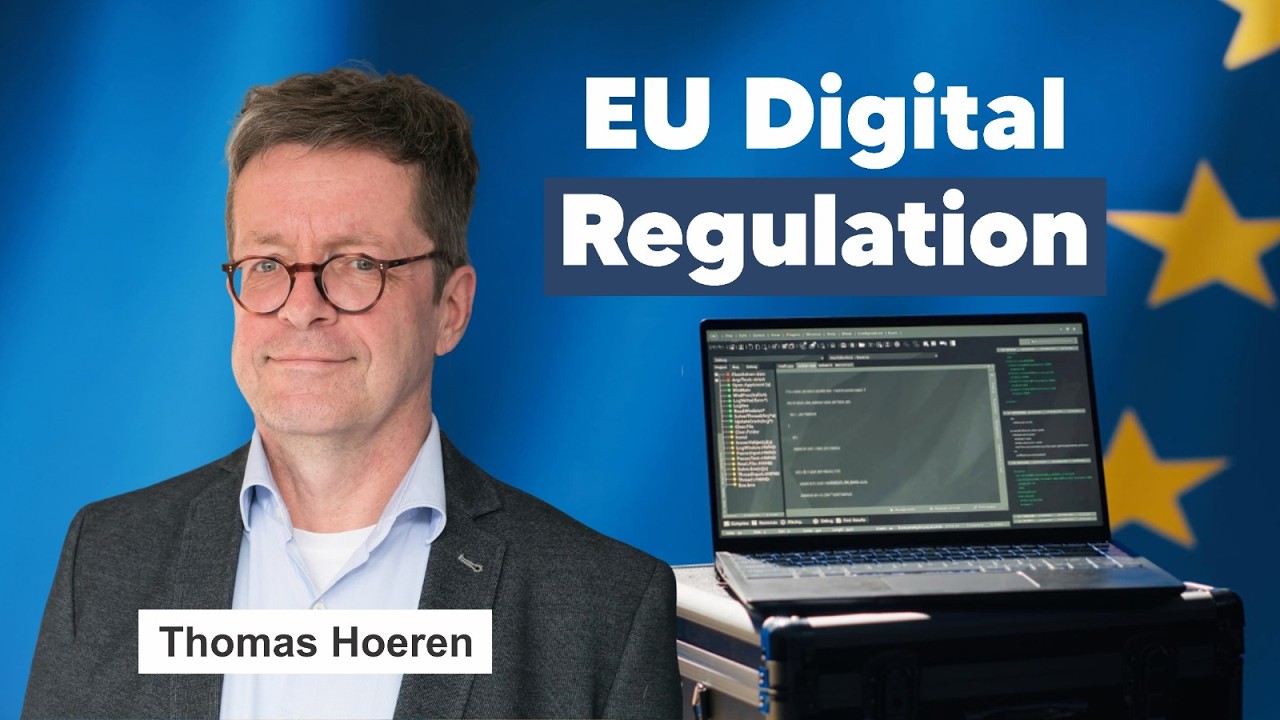 EU Digital Regulation: Data Act, AI Act & Digital Omnibus Com Prof. Thomas Hoeren (Legendas PT-BR)