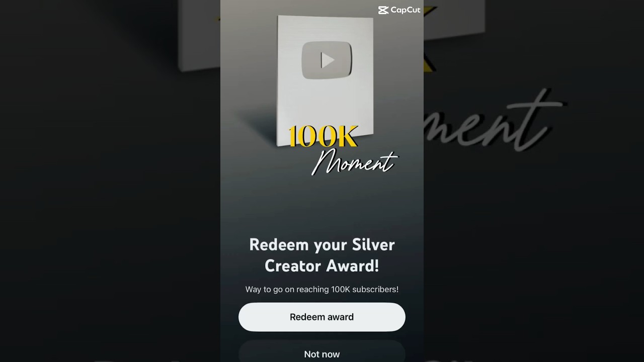 Redeem Silver Play Award! #silverplay #award #100k #whattoexpect