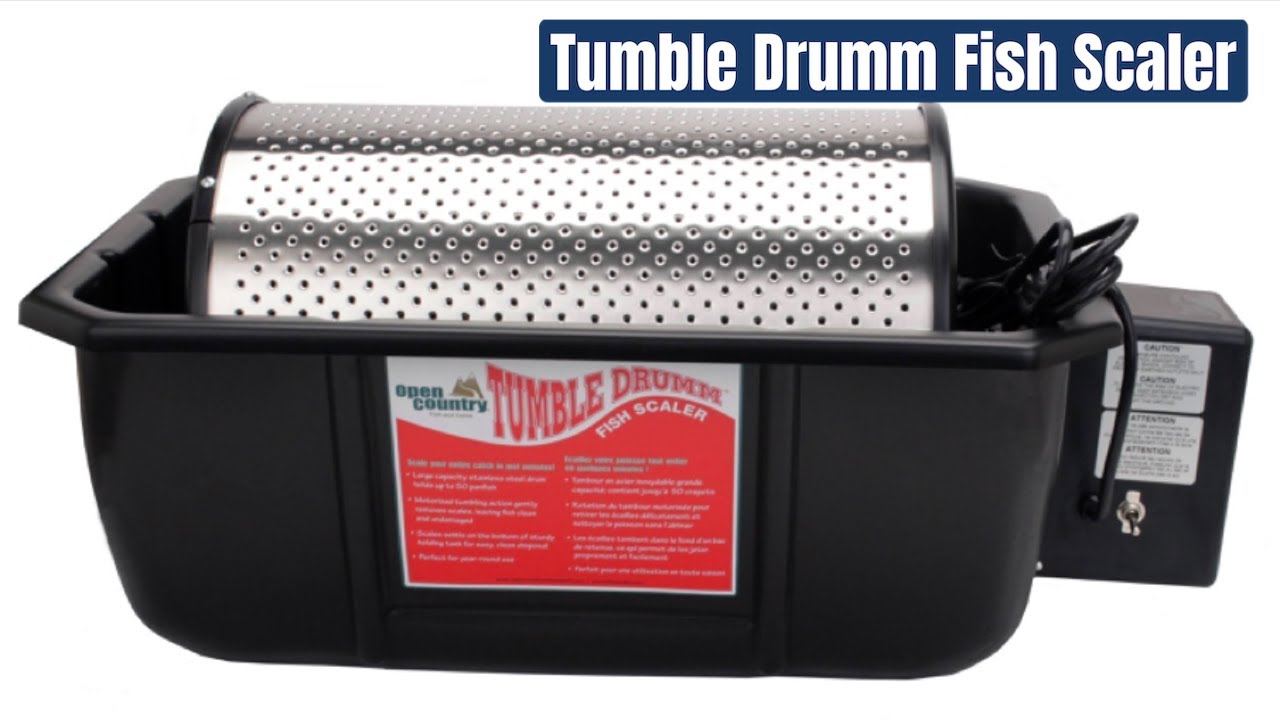 Tumble Drumm Automatic Fish Scaler by Open Country Model TD-6065-13