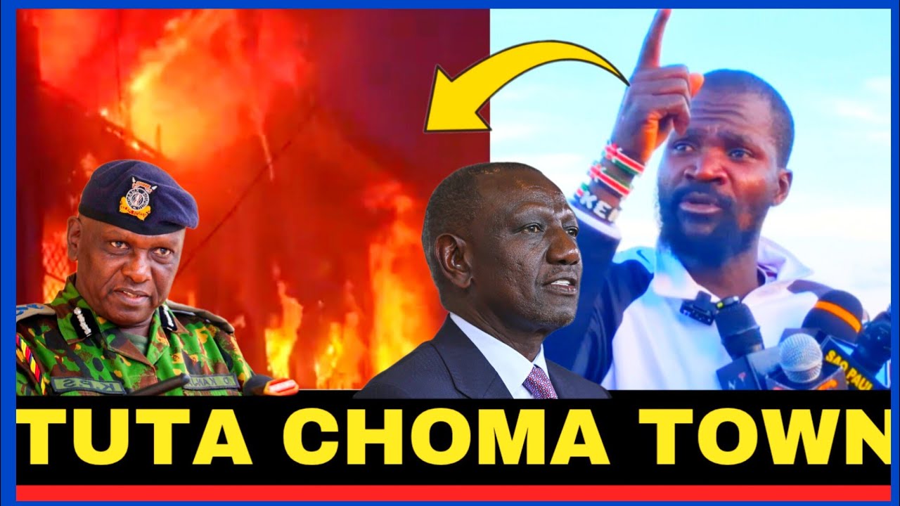 TUTA CHOMA TOWN!!NURU OKANGA REVEALED HOW BUSIA YOUTHS WARN POLICE