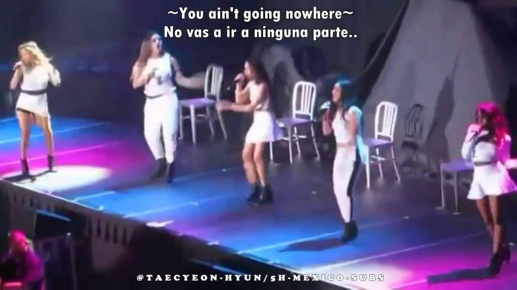 Fifth Harmony - Going Nowhere Live Subtitulado [5H-MEXICO-SUBS]