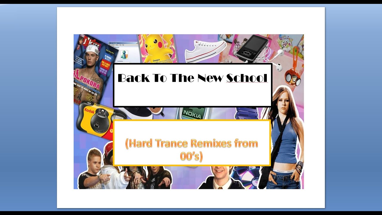 Back To The New School   DJ SET Hard Trance Remixes from 00's   Character