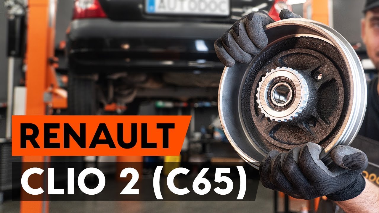 Cómo cambiar los cojinete de rueda en RENAULT CLIO 2 (C65)  [VÍDEO TUTORIAL DE AUTODOC]