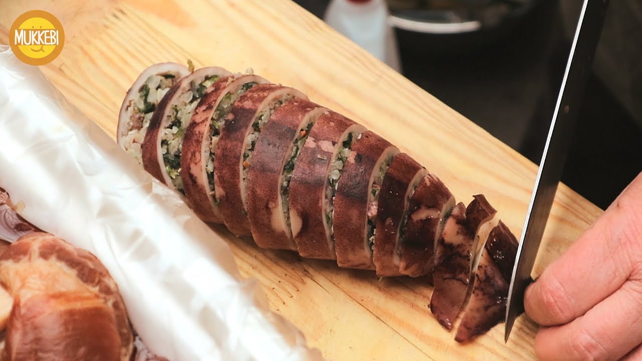 서울 광장시장 │ 오징어 순대 │ Ojingeo Sundae │ 한국 길거리 음식 │ Korean Street Food