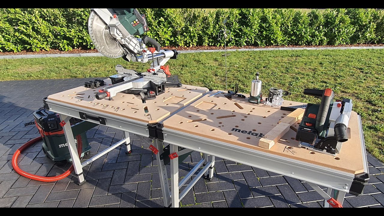 Absaugung an Metabo Geräten KGS 18 LTX BL 305, Kantenfräse FMV 18 LTX BL 8 und KT 18 LTX 66 BL