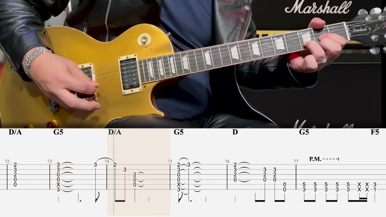 Mp4 TABS Guns N' Roses   Welcome to the Jungle Remake