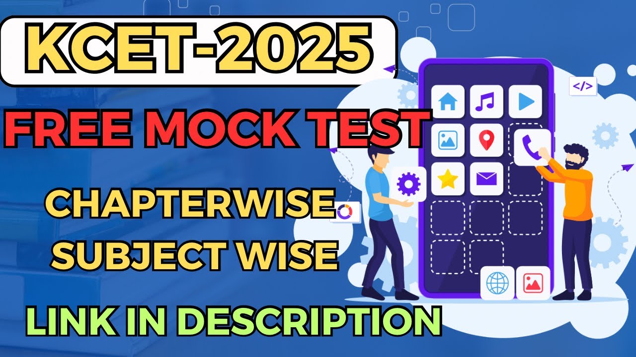 KCET 2025 | how to attend free mock test| chapter wise and subject wise | Abhyasa Academy