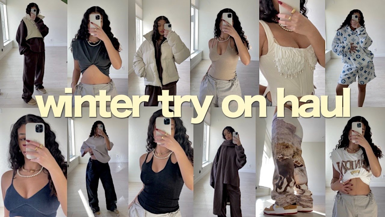 WINTER TRY ON CLOTHING HAUL + Accessories (affordable dupes)