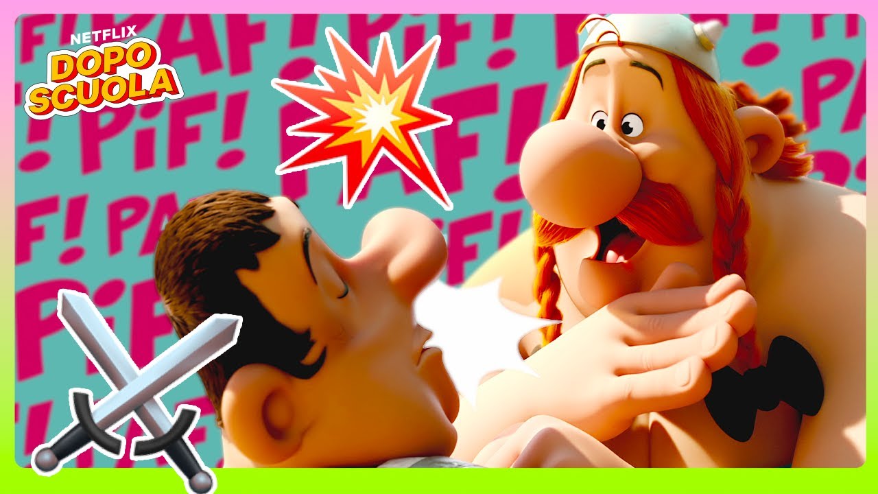 GLI ULTIMI GALLI 💪🧙‍♂️ Asterix & Obelix: Il duello dei capi ⚔️ Netflix DOPOSCUOLA