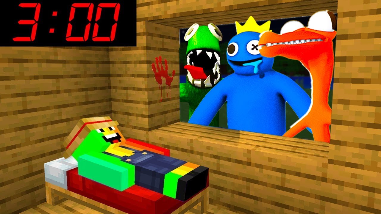 LES RAINBOW FRIENDS M'ESPIONNE PENDANT Que Je DORT Sur MINECRAFT !
