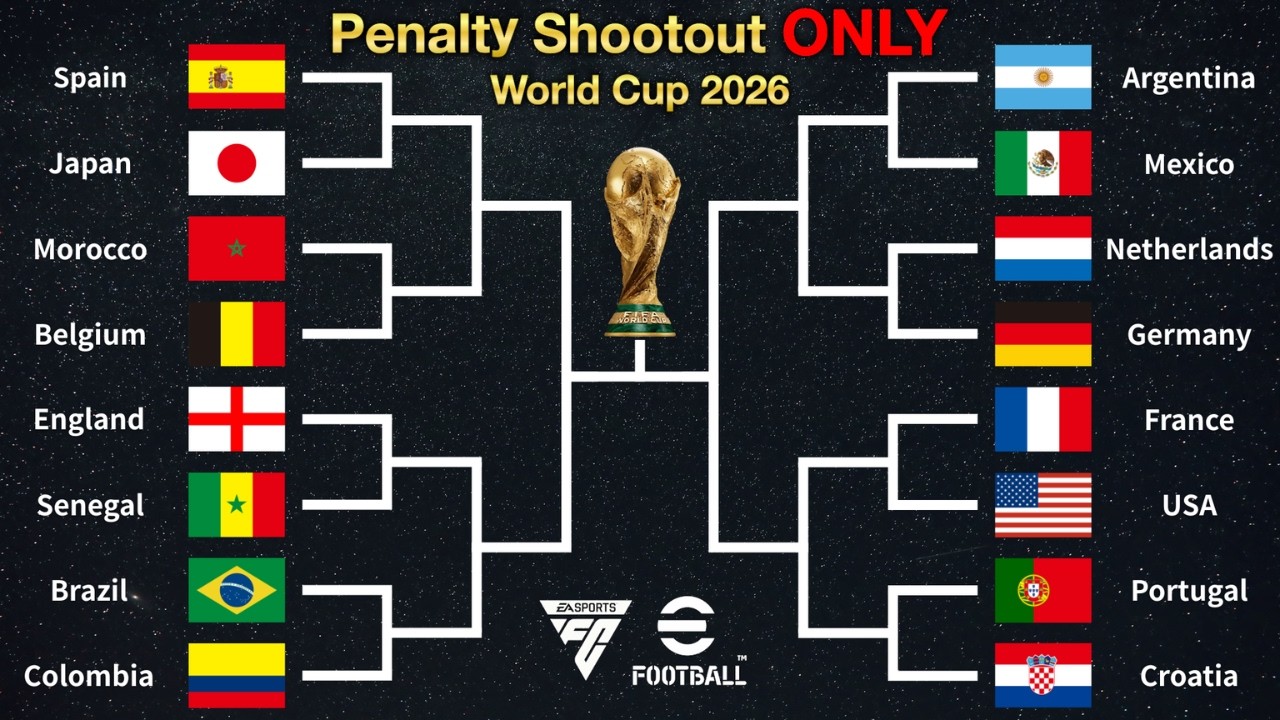 I Simulated World Cup 2026 Using ONLY Penalty Shootouts!