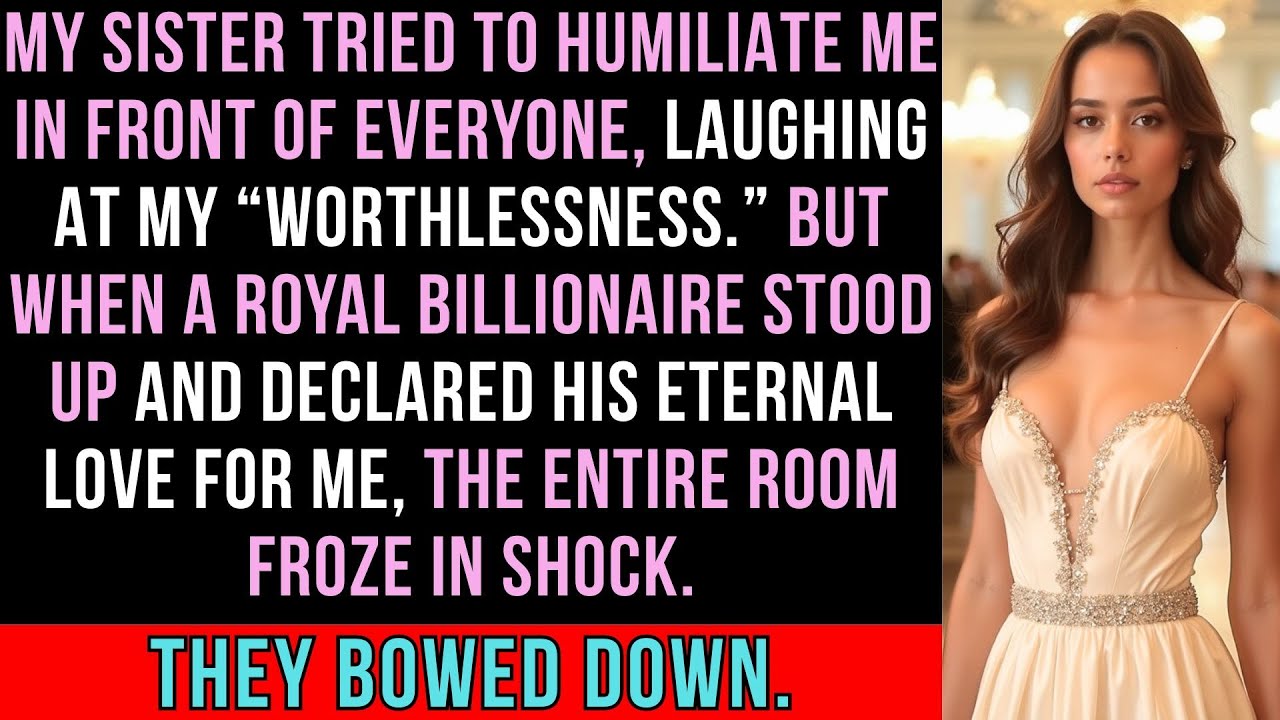 My Sister Humiliated Me Brutally—Then a Royal Billionaire Declared Me His One True Love Forever