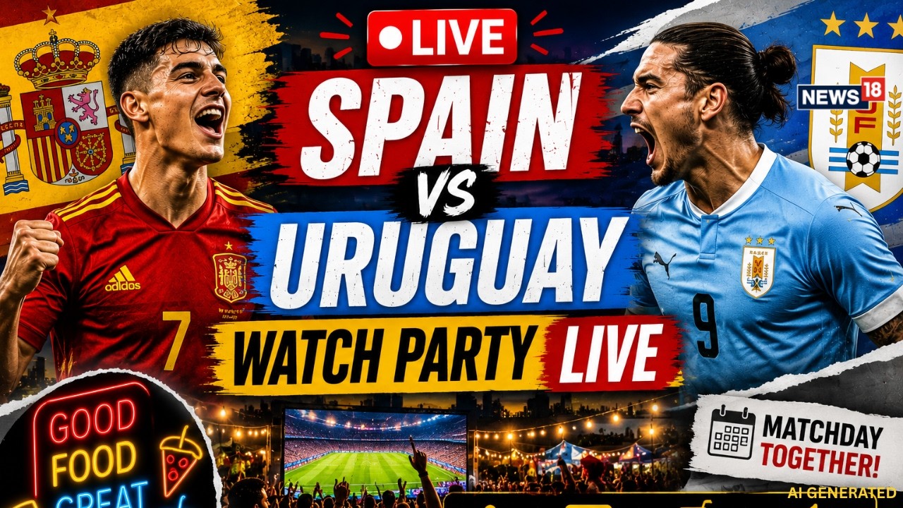 SPAIN vs URUGUAY LIVE | World Cup Watch Along | FIFA World Cup 2026 live | World Cup live | N18G