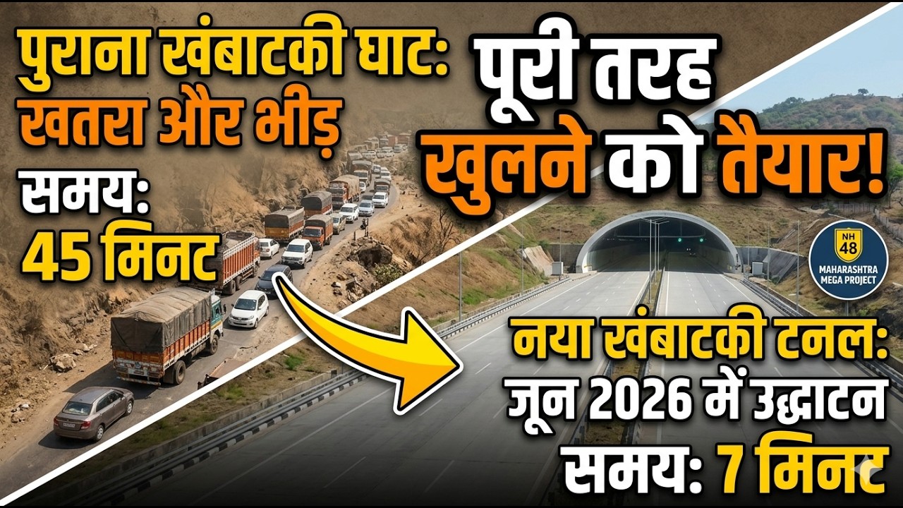 Khambatki Tunnel To Open By June 2026: End Of Dangerous Khambatki Ghat Traffic?