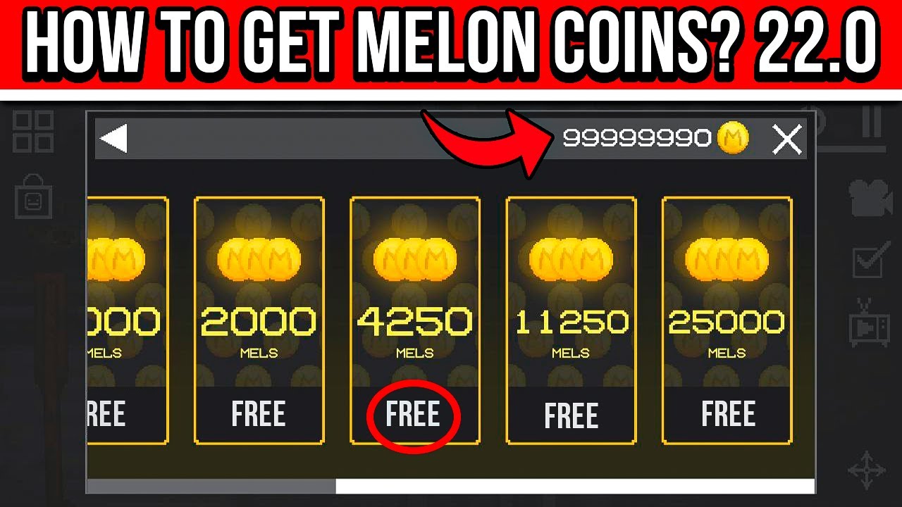 HOW TO GET MELON COIN IN NEW UPDATE Melon Playground 22.0