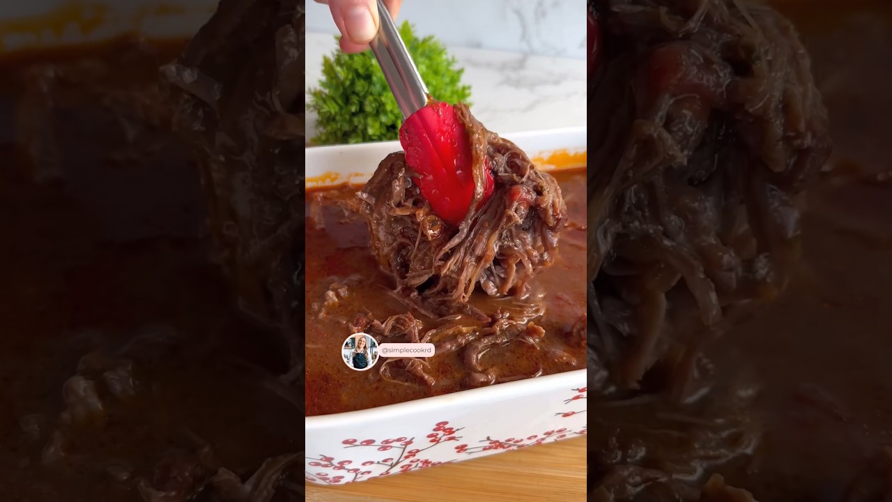 Carne mechada facil&iacute;sima en olla de presi&oacute;n #reels #recetas #recipe #tips #cooking #food #recetas