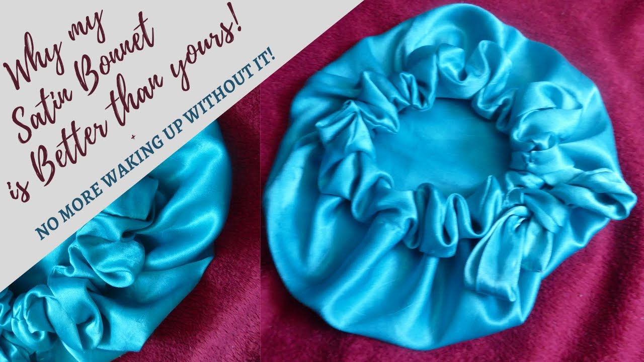 Why my ADJUSTABLE Satin Bonnet is Better than yours + DIY + NO MORE🙅‍♀️ waking up without it 🤩