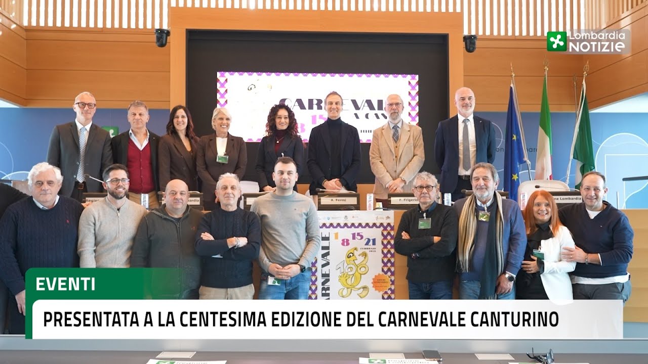 A Palazzo Lombardia presentata la 100esima edizione del Carnevale Canturino