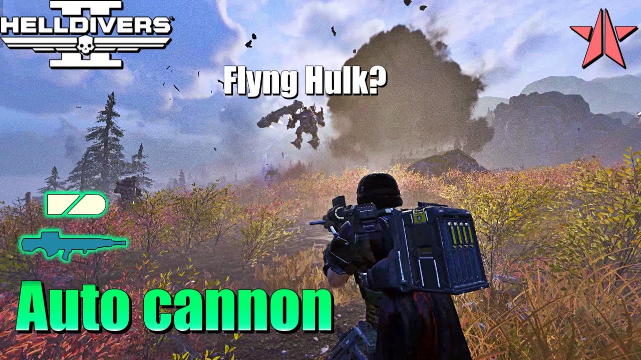 Helldivers 2 | Autocannon & Carbine Loadout Against Automatons (No commentary, Max difficulty)
