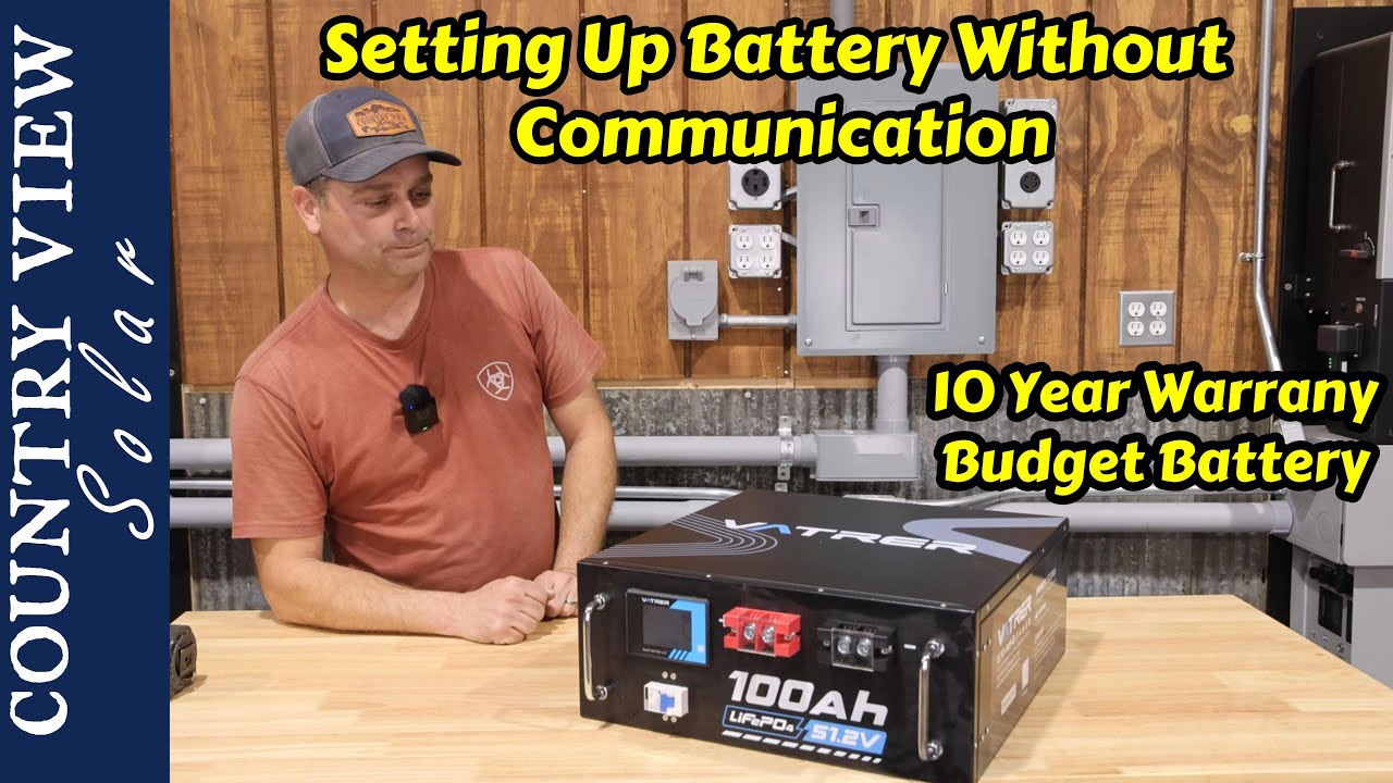 Vatrer Rack Mounted Battery Review - Setting up Battery Without Communication