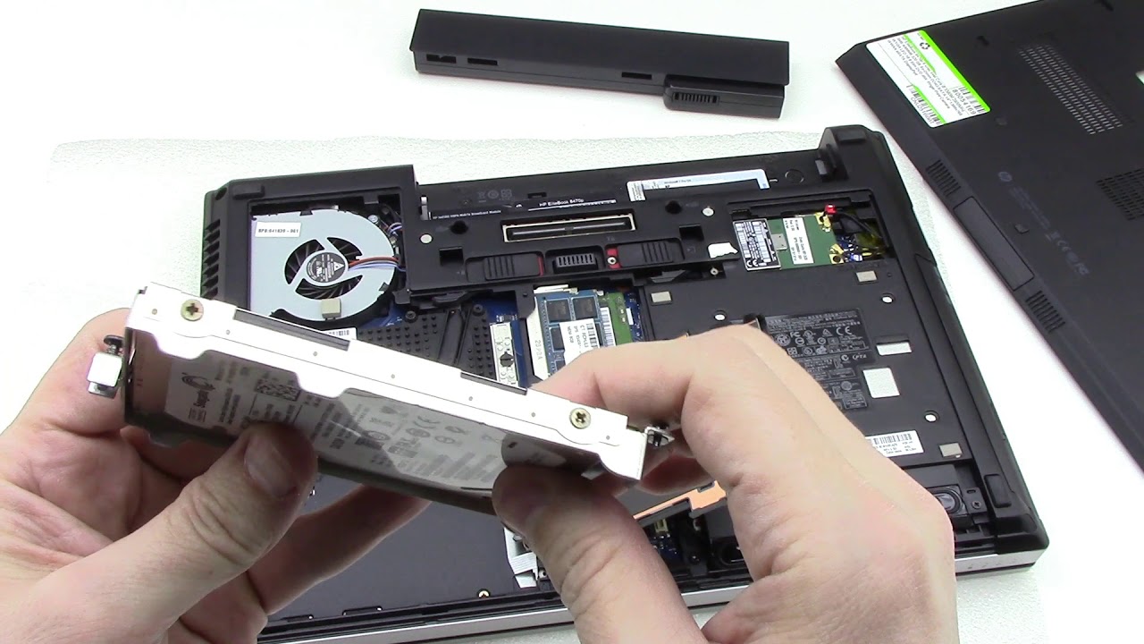 How to install SSD on HP EliteBook 8470p