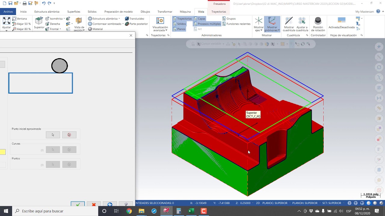 08 DYNAMIC 3D  DESBASTE OPTIMIZADO CON DESBASTE DE RESTOS