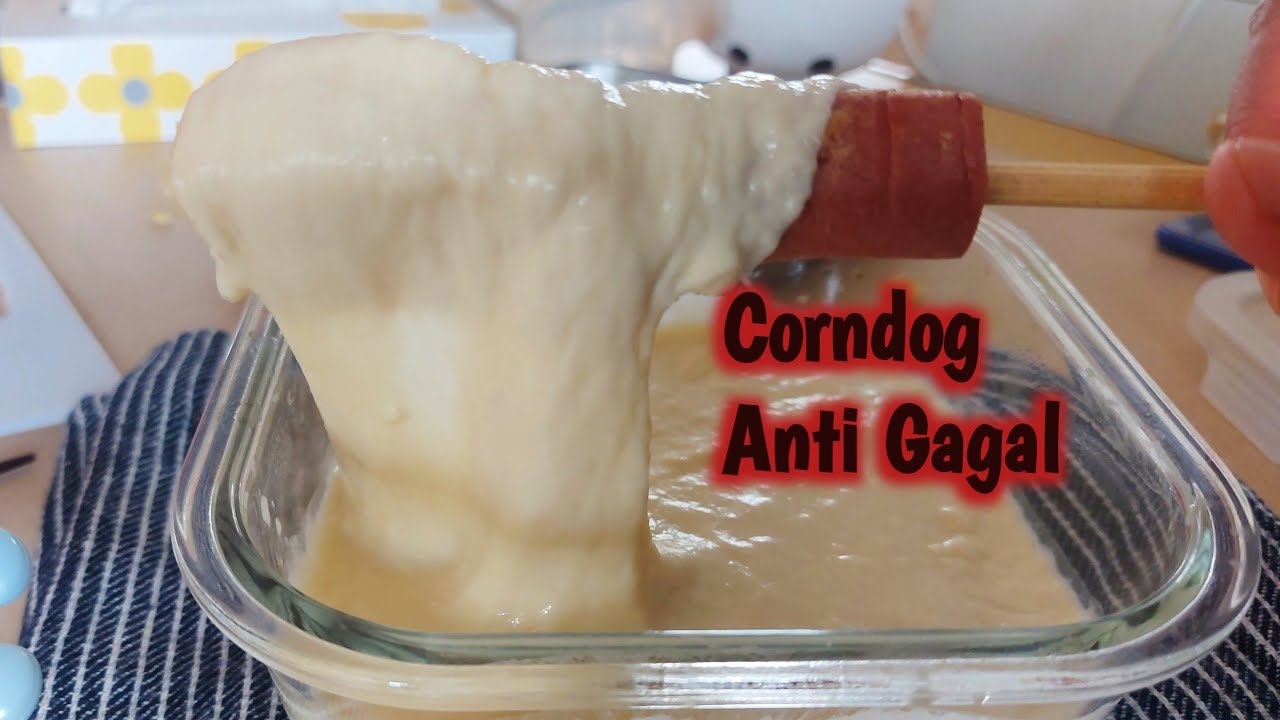 Resep Corndog Tanpa Ragi -Agar Adonan bisa di gulung ini trik nya Buat Corndog Anti Gagal