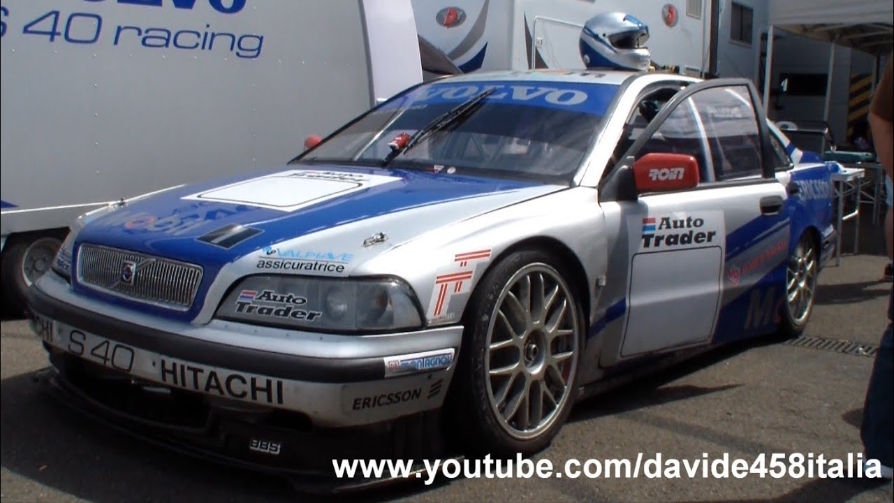 EPIC! Volvo S40 Racing BTCC on the track: pure sound!