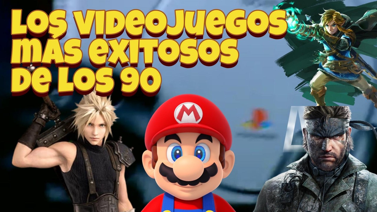 TOP 10: VIDEOJUEGOS DE LOS 90 | LOS CLÁSICOS QUE CAMBIARON TODO