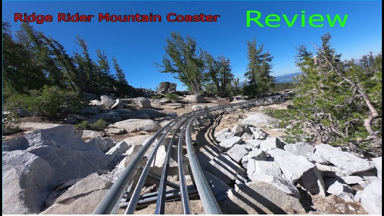 Ridge Rider Mountain Coaster Review  Heavenly Mountain Resort Lake Tahoe - Weigand Mountain Coaster