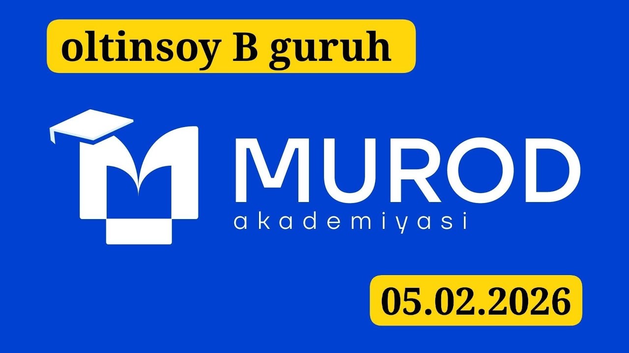 YOSH IQTIDOR EGALARI 2-QISM 2-MAVZU. OLTINSOY B GURUH. 05.02.2026