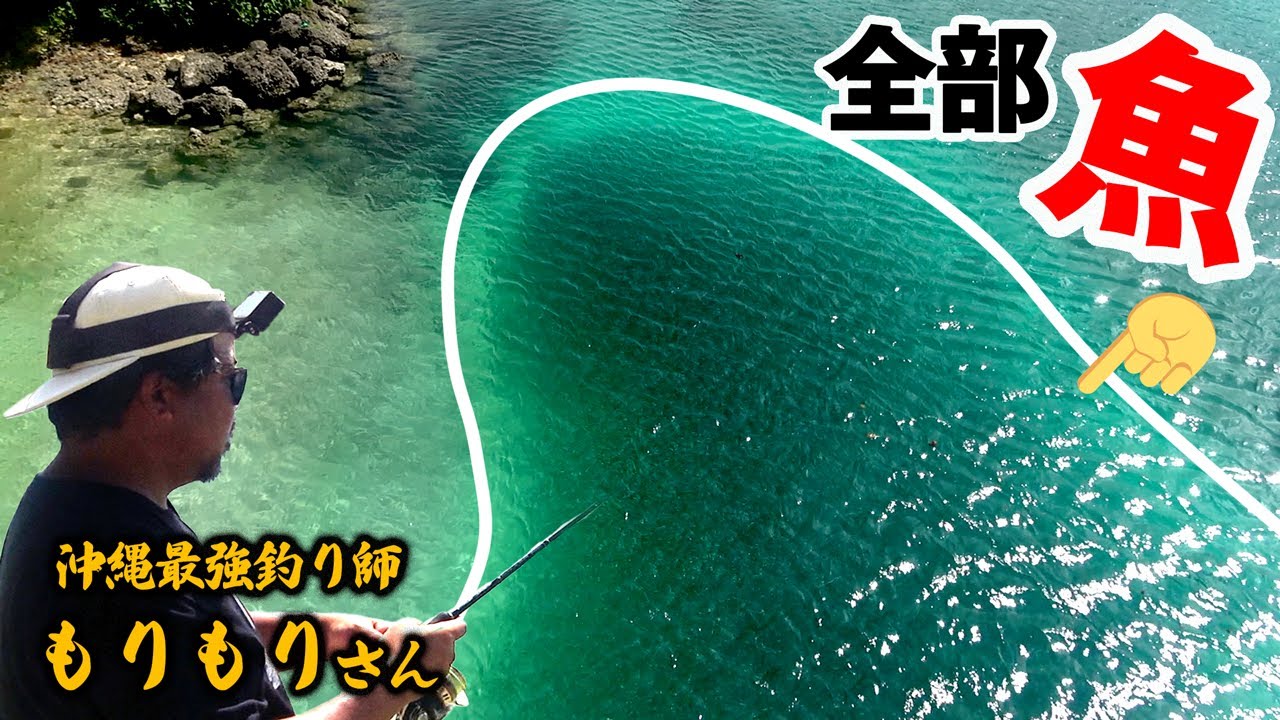 絶好チャンス！大量発生したミジュンを追う巨大魚を狙え！！in宮古島